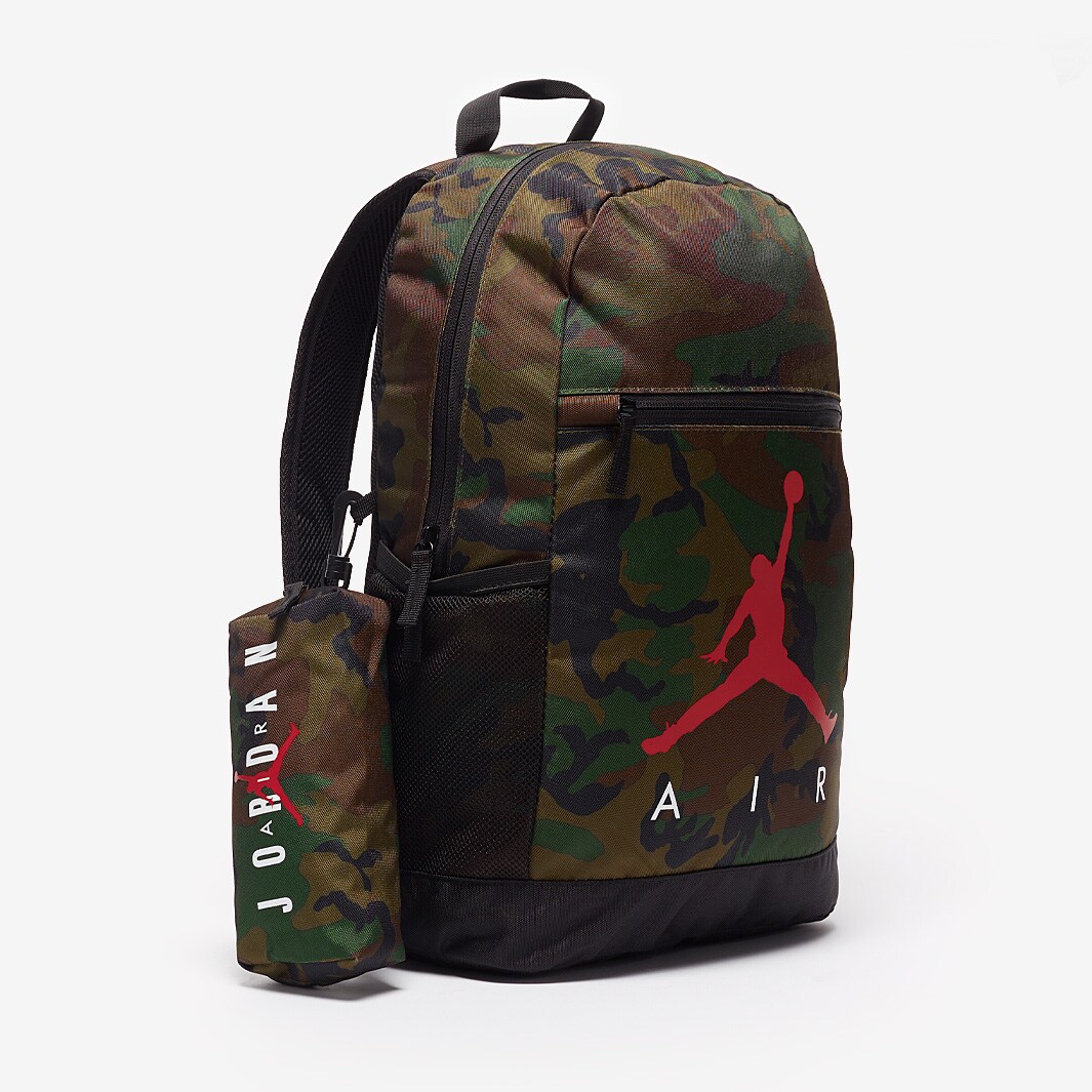 Jordan Air School Backpack With Pencil Case Camo Bags