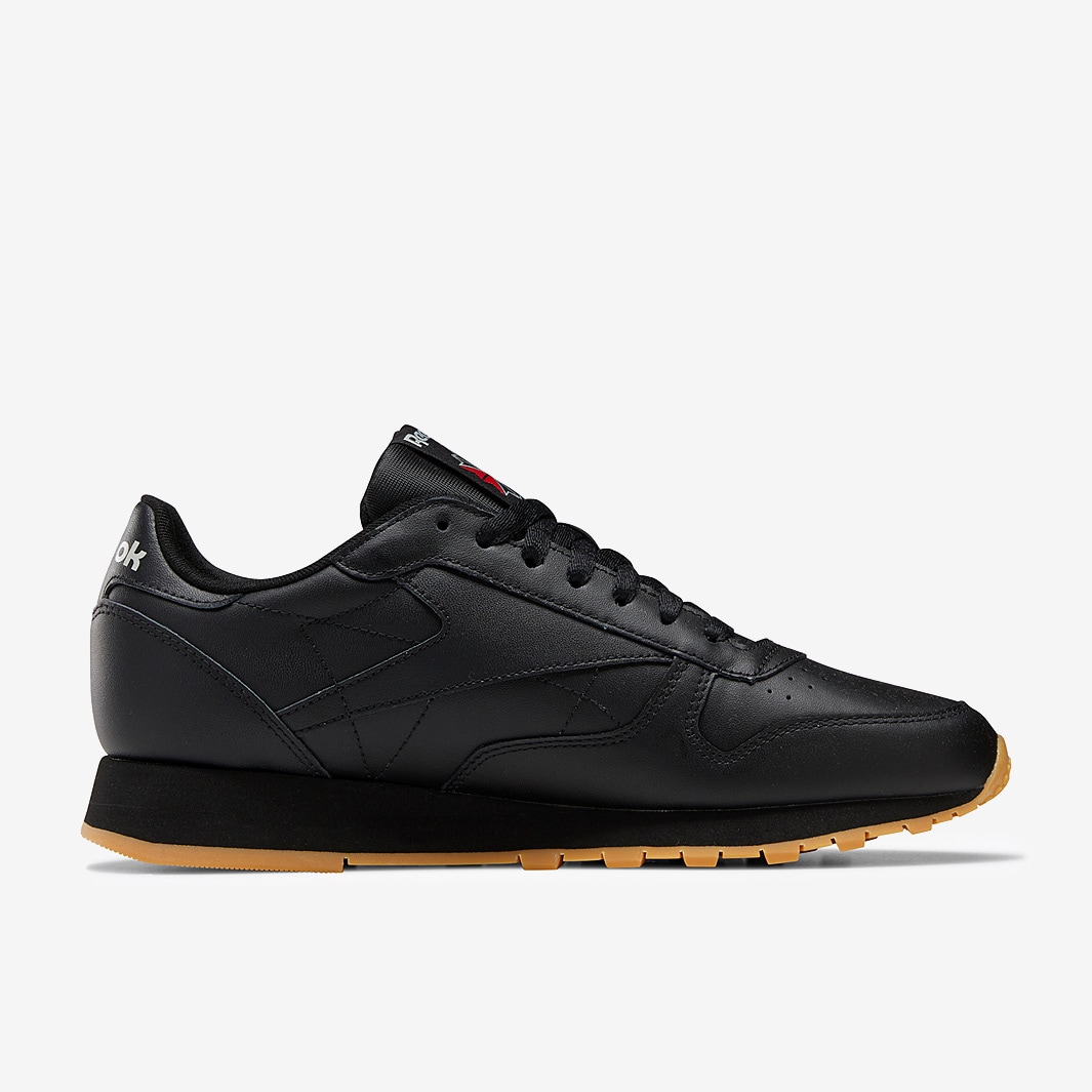 Reebok Classic Leather Gum - Black - Trainers - Mens Shoes