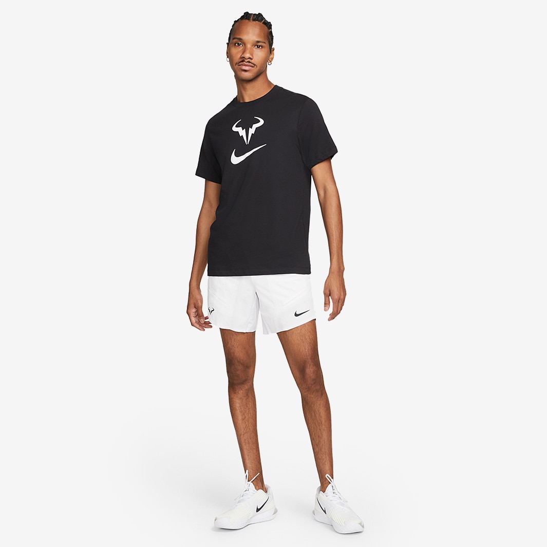 Nike Court Dri-FIT ADV Rafa 7in Short - White/Black - Mens Clothing ...