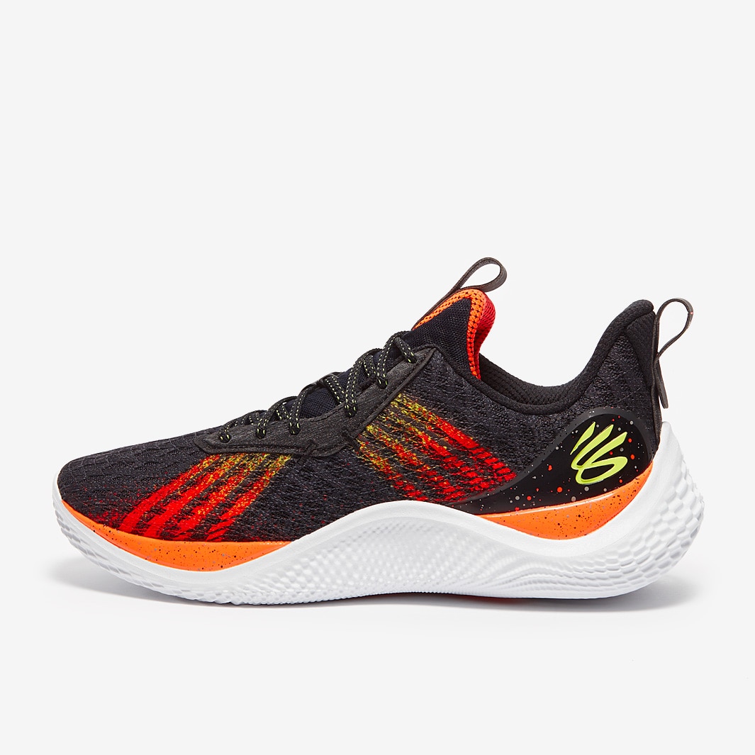 Under Armour CURRY 10 - Black/Bolt Red/Yellow Ray - Mens Shoes | Pro ...