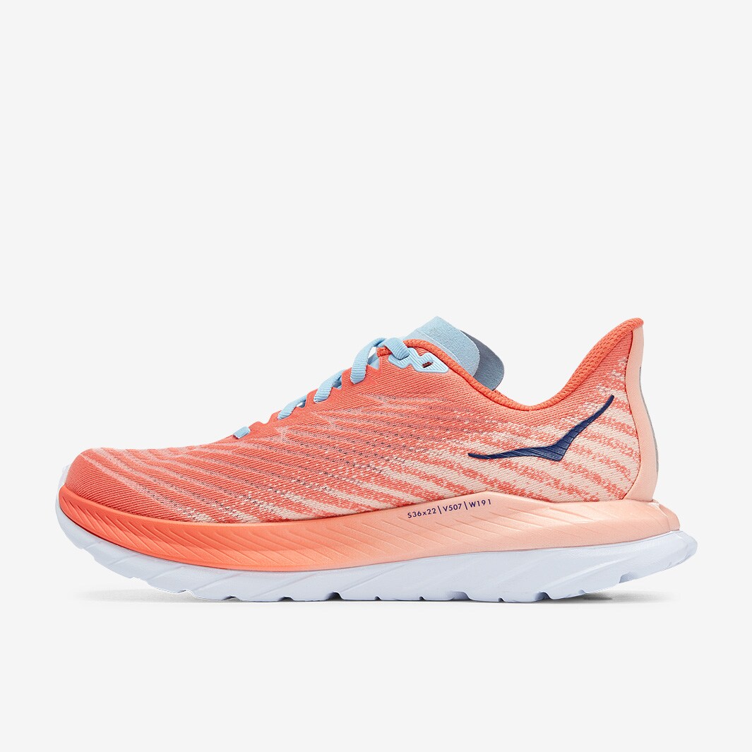 Hoka Womens Mach 5 Camellia/Peach Parfait Womens Shoes