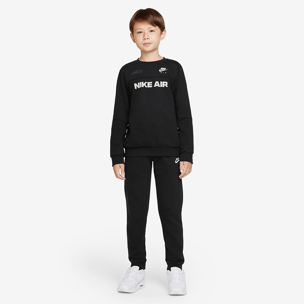 nike air max fleece crew sweatshirt junior