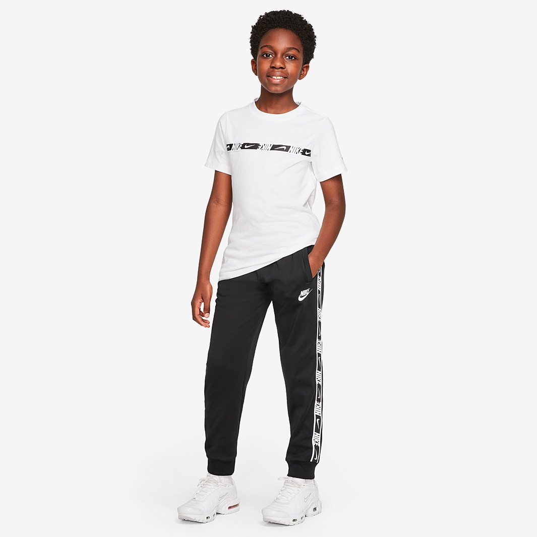 Nike Sportswear Older Kids Repeat Pack Joggers (8-15 Yrs) - Black/Black ...