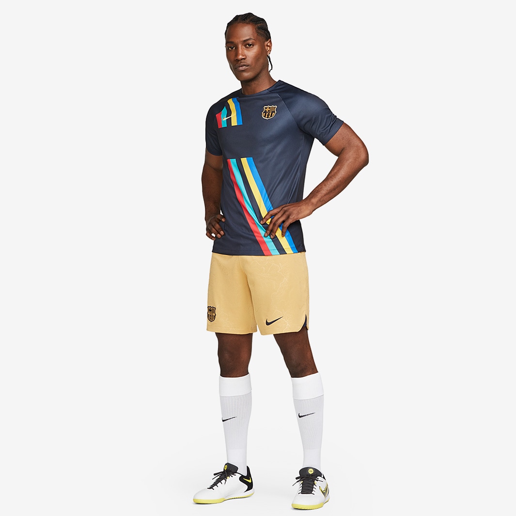 Nike FC Barcelona 22/23 Home Dri-FIT ADV Match SS Jersey - Obsidian/Sesame  - Mens Replica