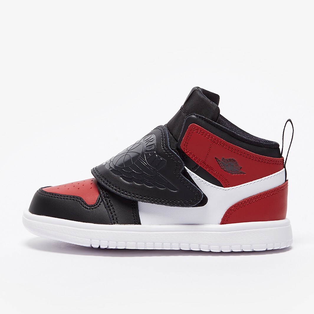 Sky Jordan 1 Toddler (TD) Black/AnthraciteVarsity Red/White Boys