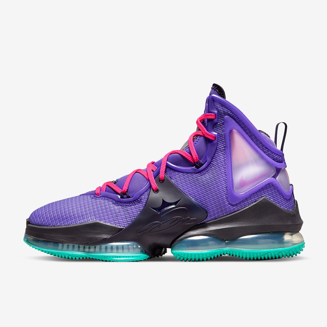 Nike LeBron 19 - Wild Berry/Hyper Pink/Cave Purple - Mens Shoes | Pro ...