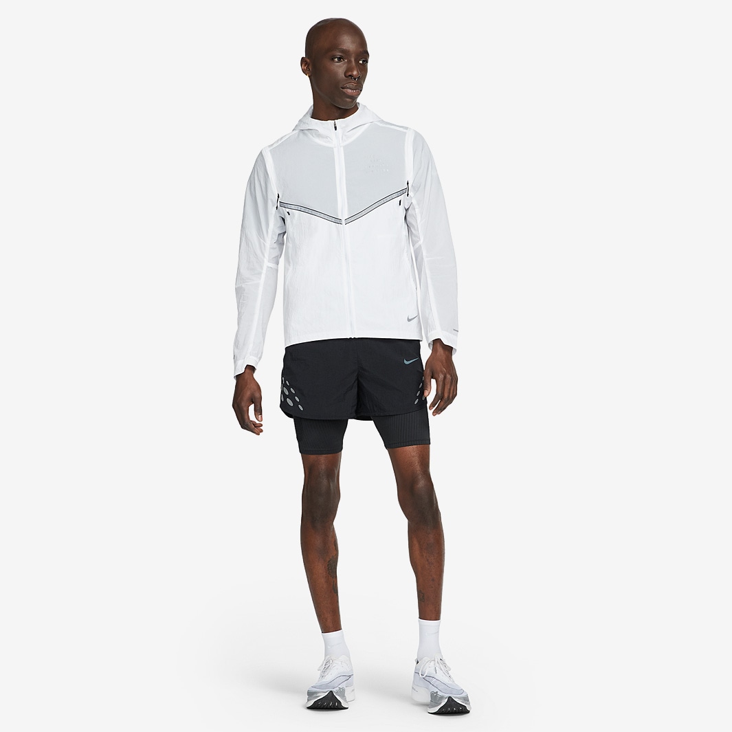 nike running division jacket white
