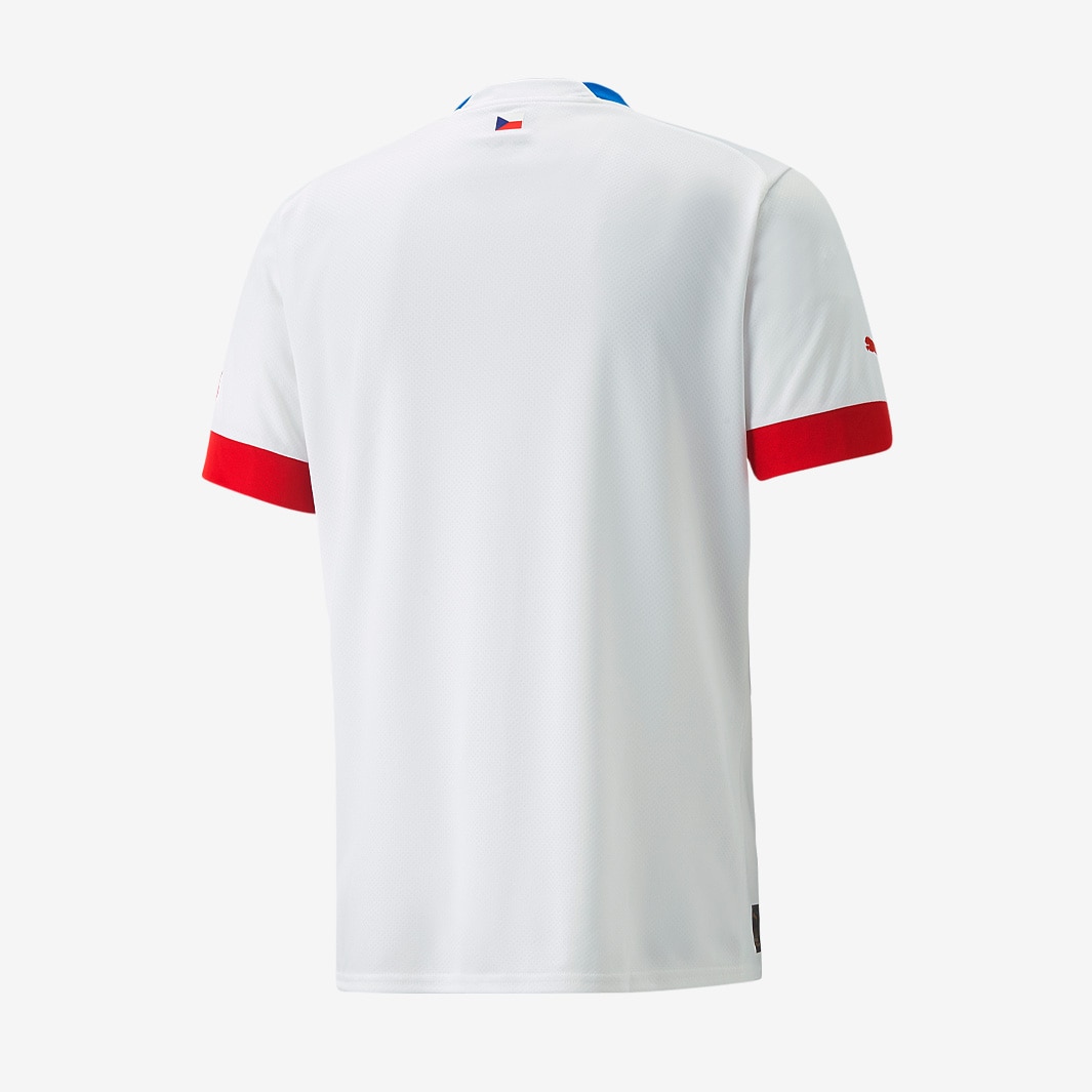 Puma Czech Republic '22 Away Replica Jersey, Men's, Small, White