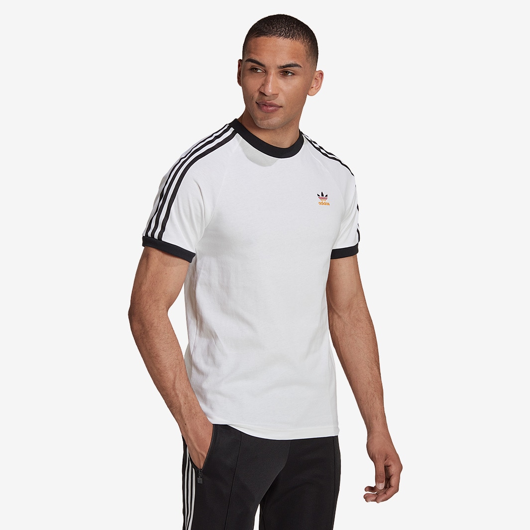 adidas Originals FB Nations Tee - White/Black - Tops - Mens Clothing