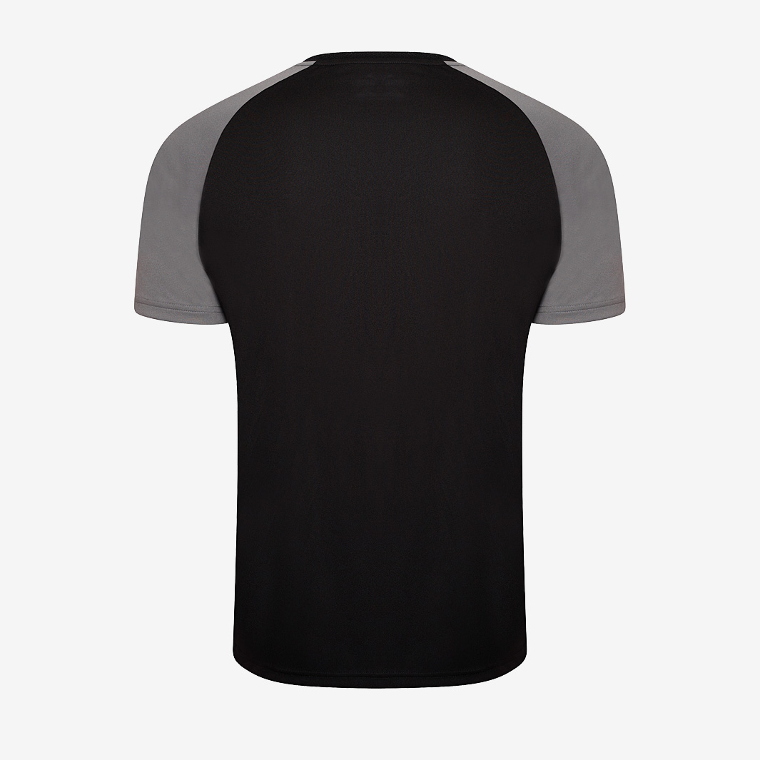Maillot manches courtes de rugby Homme - R100 noir gris OFFLOAD | Decathlon