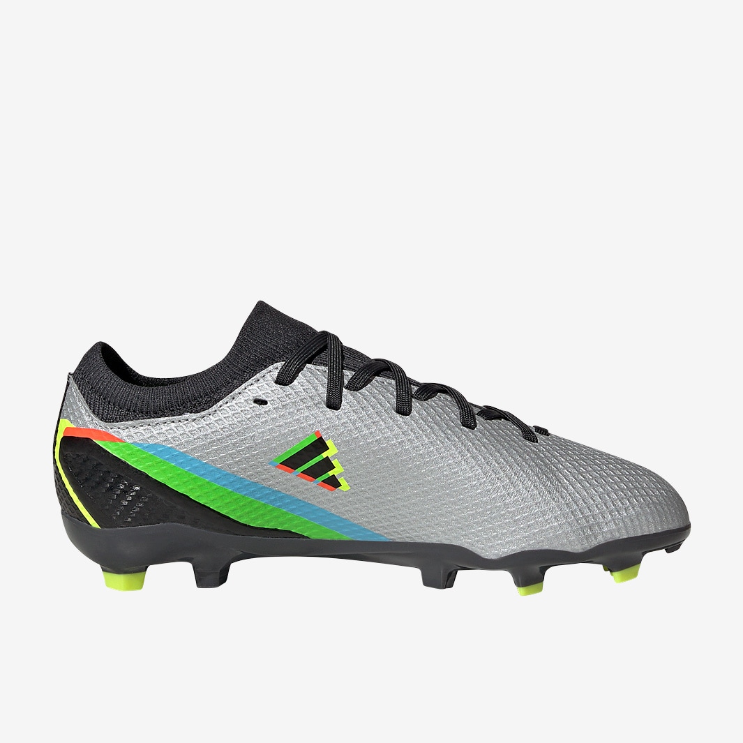 ⚽️ adidas Kids X Speedportal.3 FG - Silver Metallic/Core Black