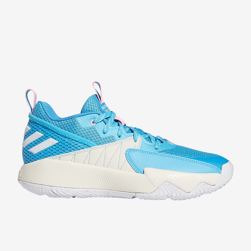 adidas Dame Certified - Signal Cyan/Footwear White/Shock Cyan - Mens ...