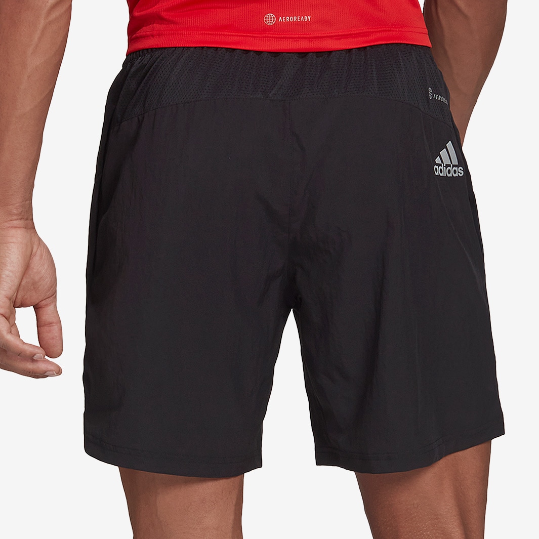 adidas Run It Shorts 5 Inch - Black - Mens Clothing