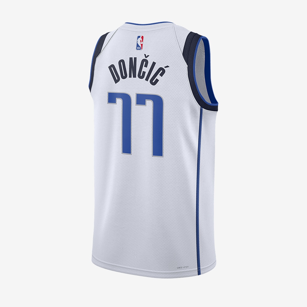 Nike NBA Luka Donic Dallas Mavericks Dri-FIT Swingman 2022 Association ...