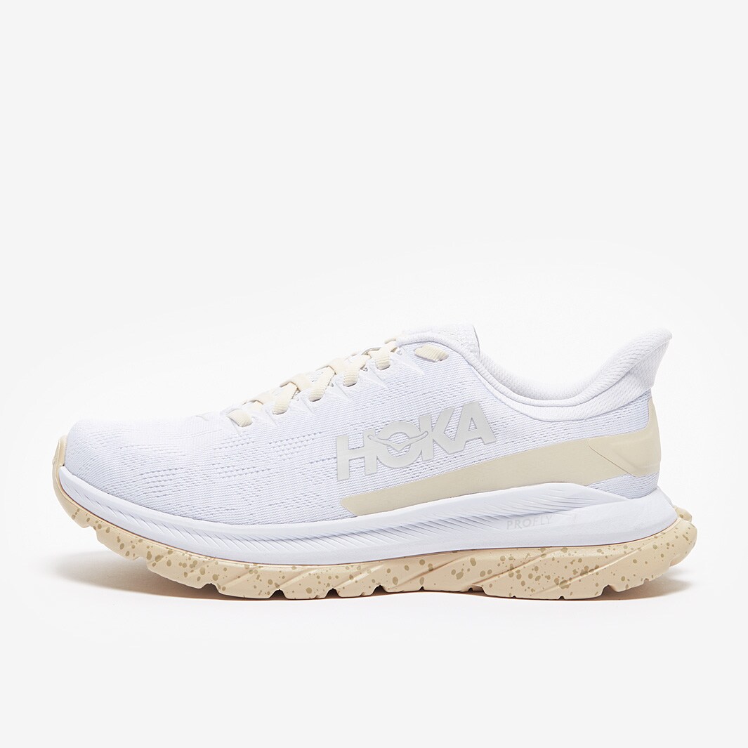 Hoka Womens Mach 4 Eggnog/Shifting Sand Womens Shoes