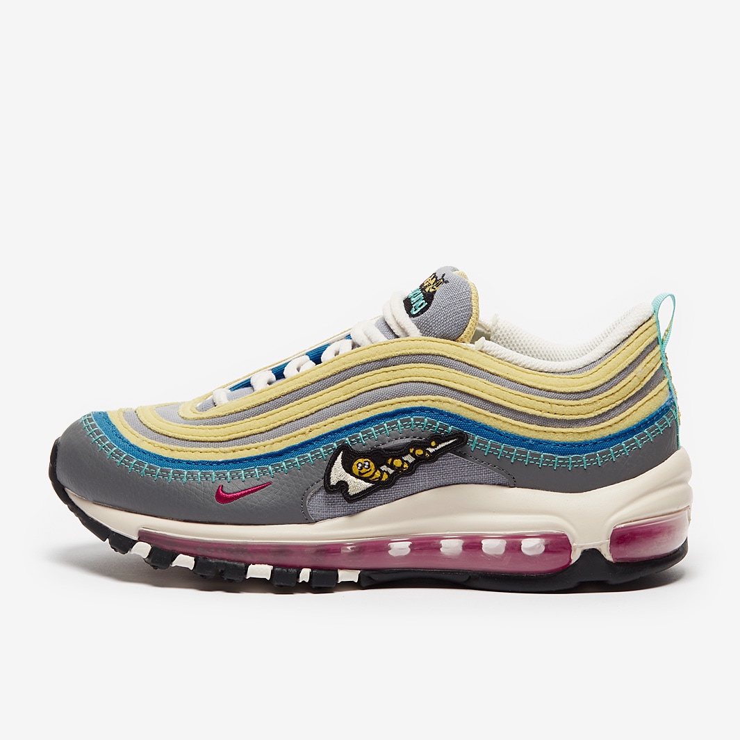 Pink yellow and blue air max 97 hotsell