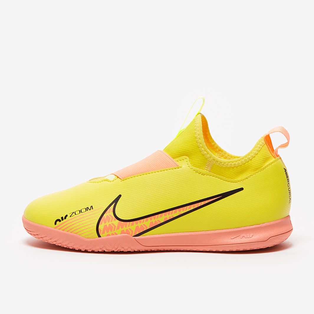 Nike Kids Air Zoom Mercurial Vapor XV Academy IC - Yellow Strike/Sunset ...