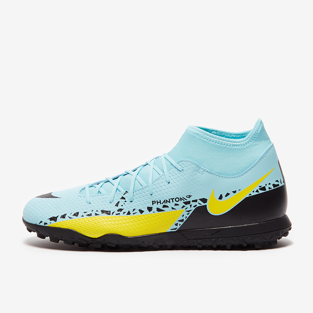 Nike Phantom GT II Club DF TF - Glacier Ice/Black/Yellow Strike - Mens  Boots | Pro:Direct Soccer