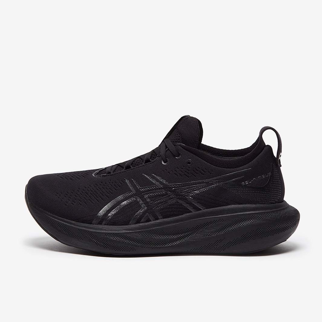 ASICS Gel-Nimbus 25 - Black/Black - Mens Shoes