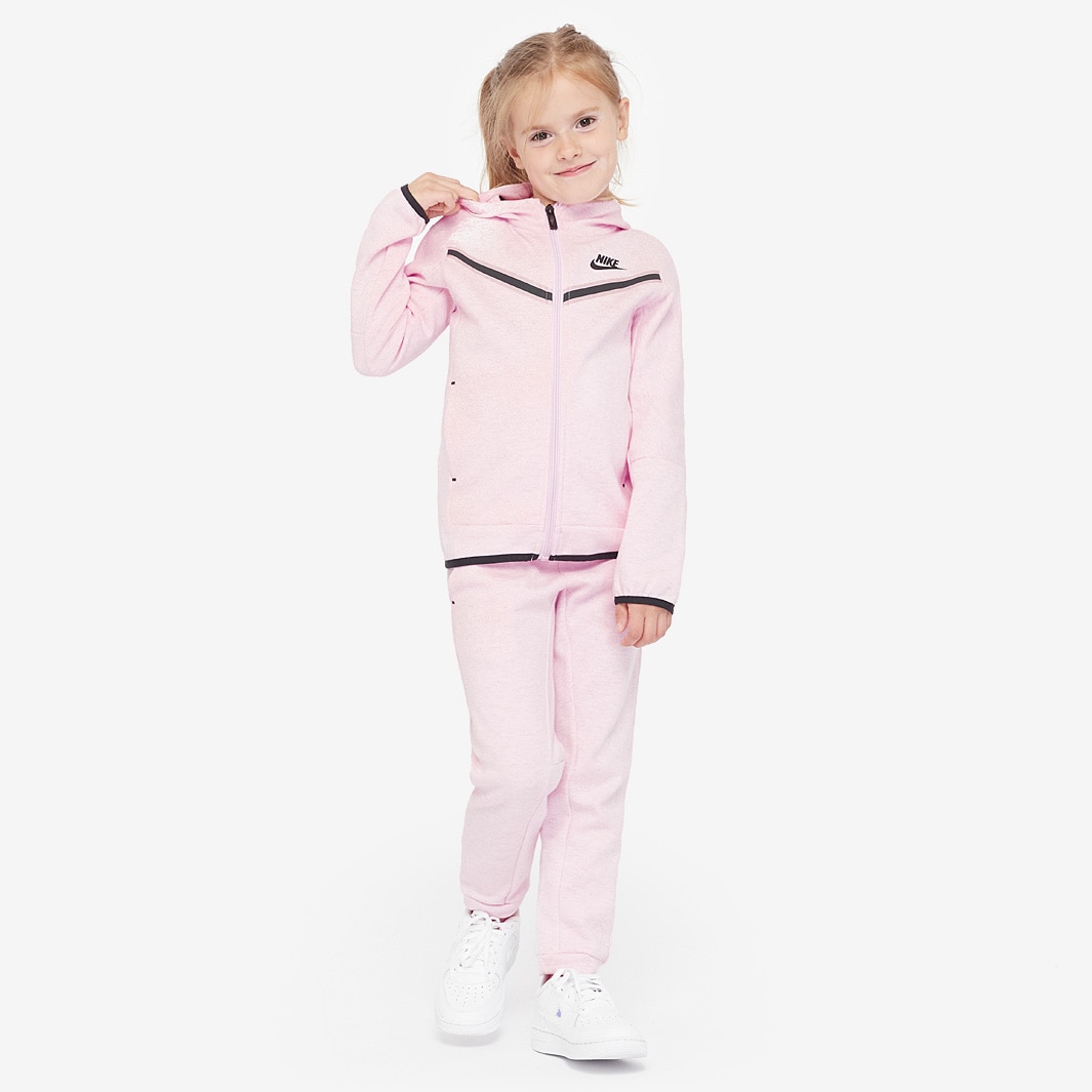 Nike Sportswear Younger Kids Tech Fleece Set (2-7Y) - Pink Foam Heather ...