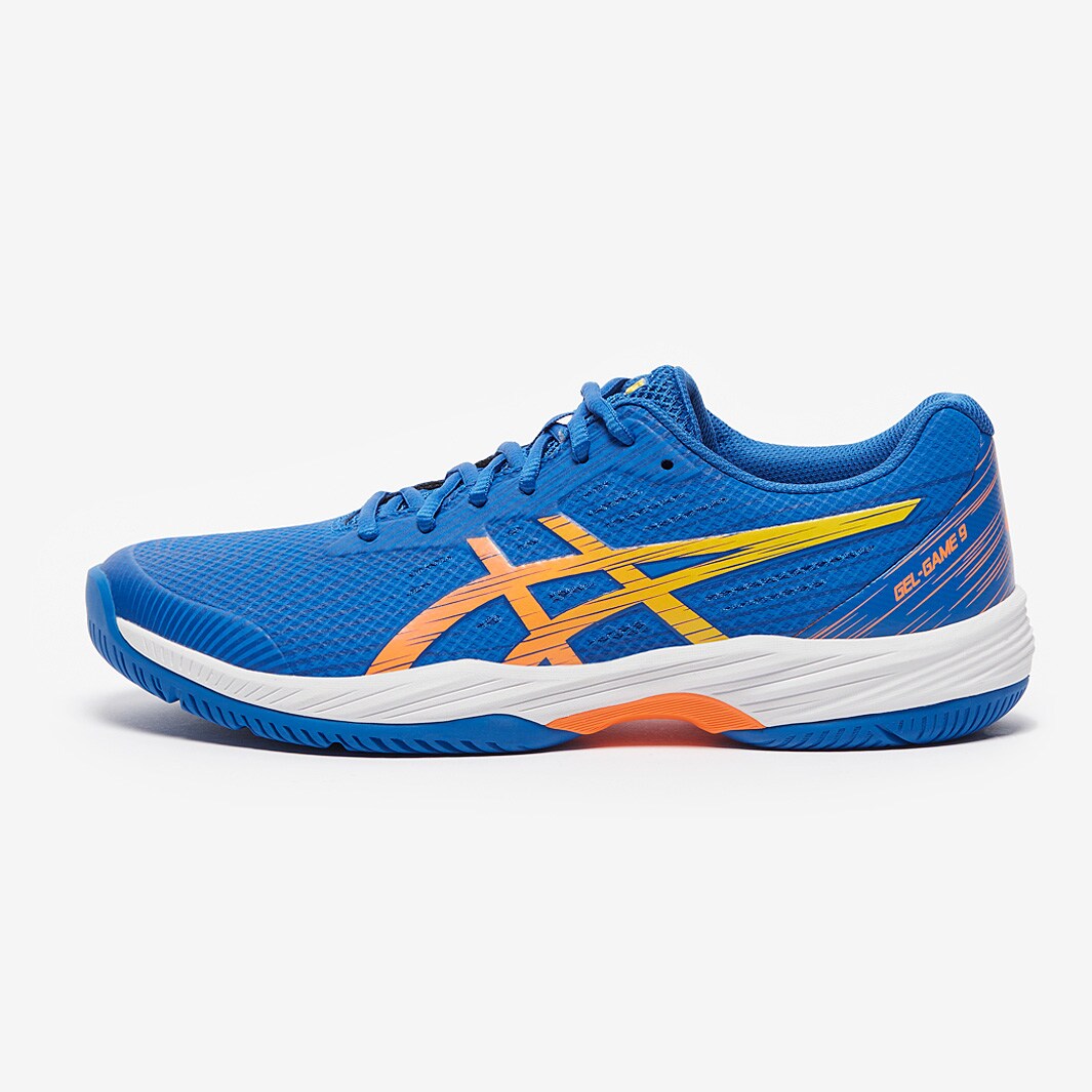 シューズ(男性用) GEL RESOLUTION 9 tuna blue sun peach 26 Top Quality ASICS GEL-Resolution 9 Court Shoes (Tuna Blue
