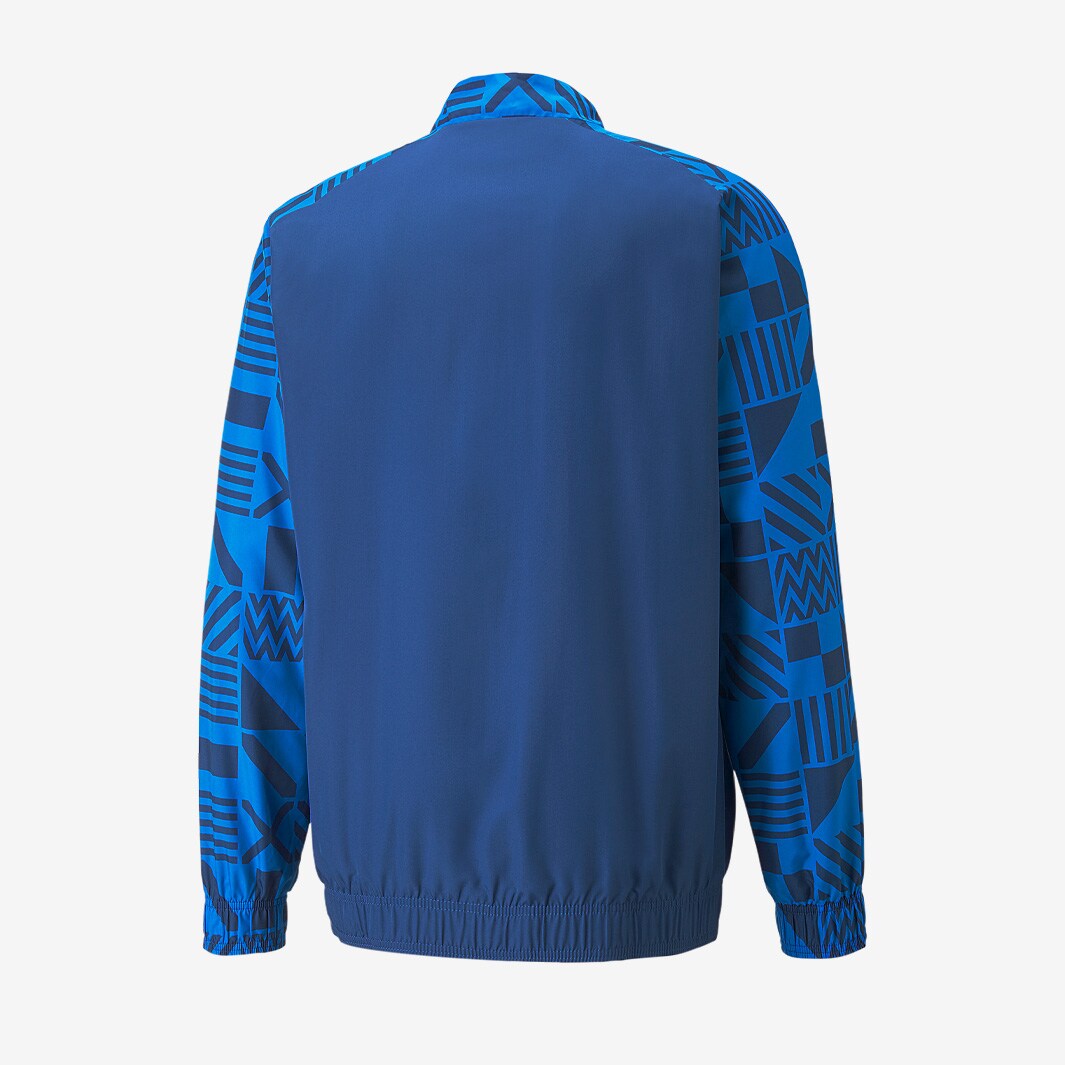 Iceland 22/23 Prematch Jersey - Electric Blue Lemonade / Puma Red