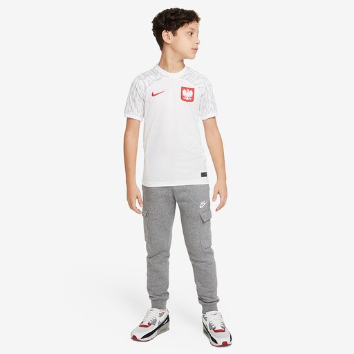 Nike Poland Kids 22/23 Dri-Fit Stadium Jersey SS Home - White/Sport Red image 2 |