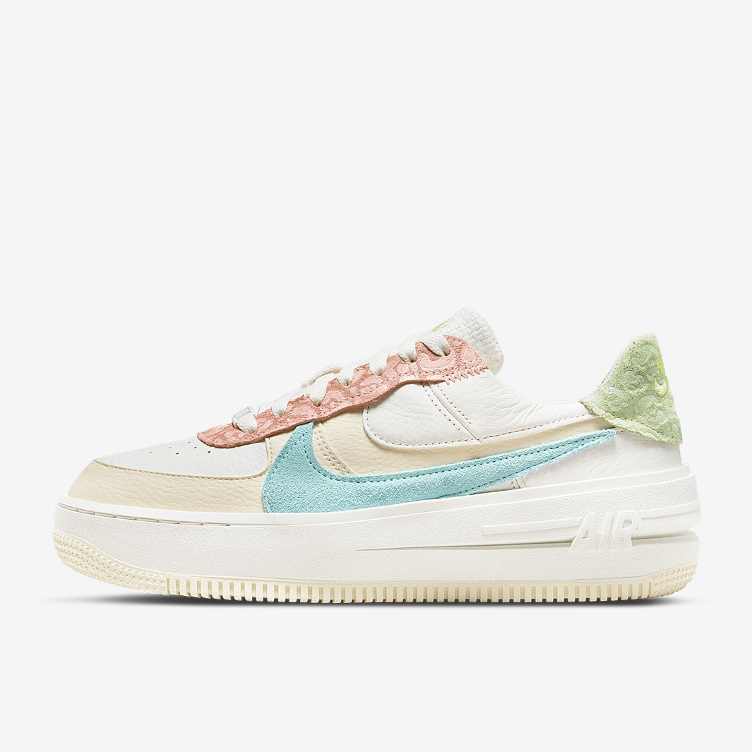 Nike Sportswear Womens Air Force 1 Low PLT.AF.ORM - Sail/Copa/Honeydew ...