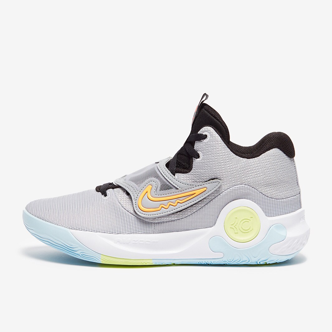 Nike KD Trey 5 X - Wolf Grey/White/Barely Volt - Mens Shoes | Pro ...