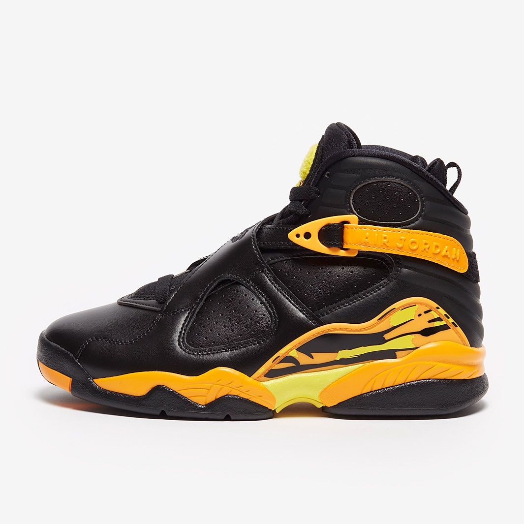 Womens Air Jordan Retro Black/Taxi/Opti Yellow Womens Shoes