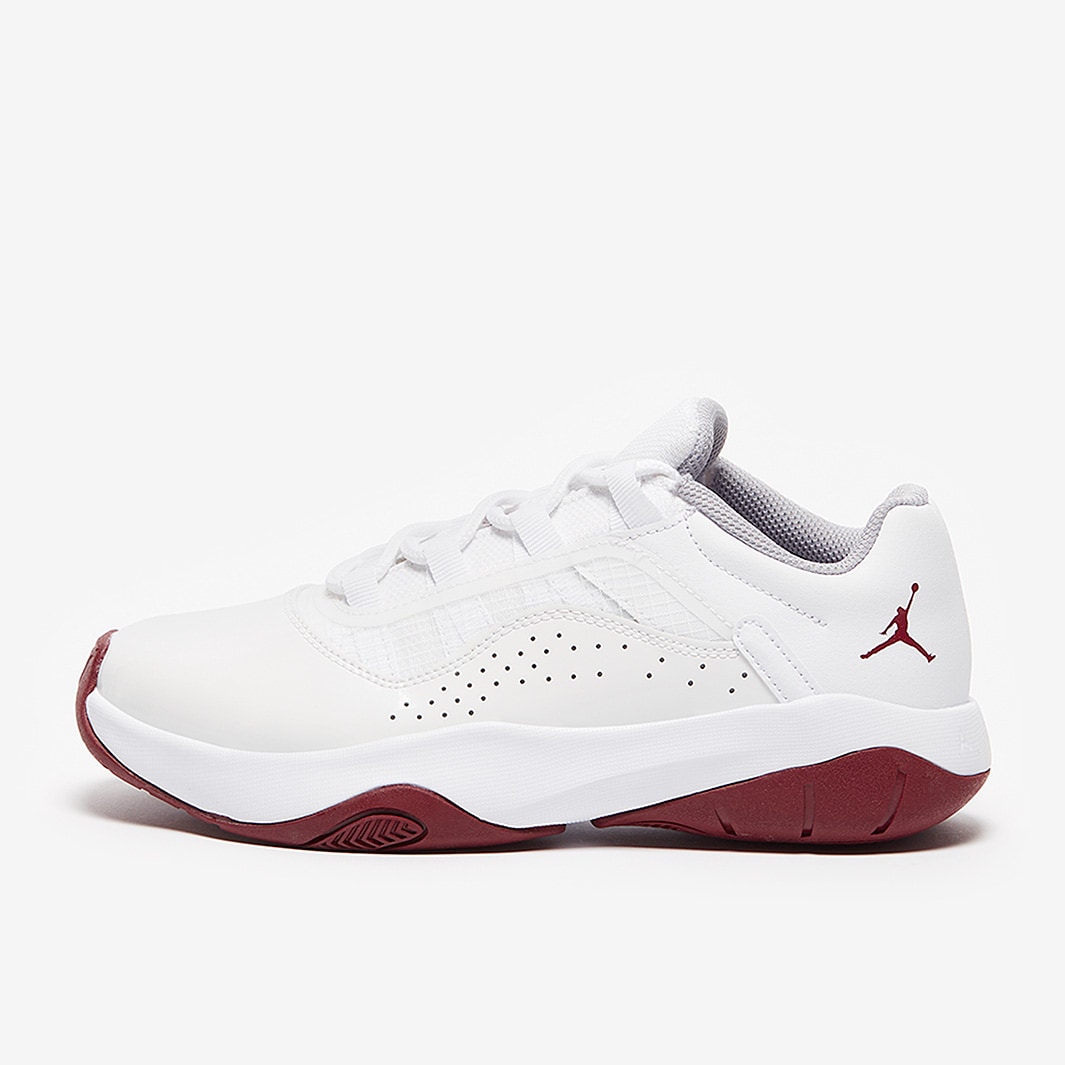 Air Jordan 11 Comfort Low Older Kids (GS) - White/Cherrywood Red/Light ...