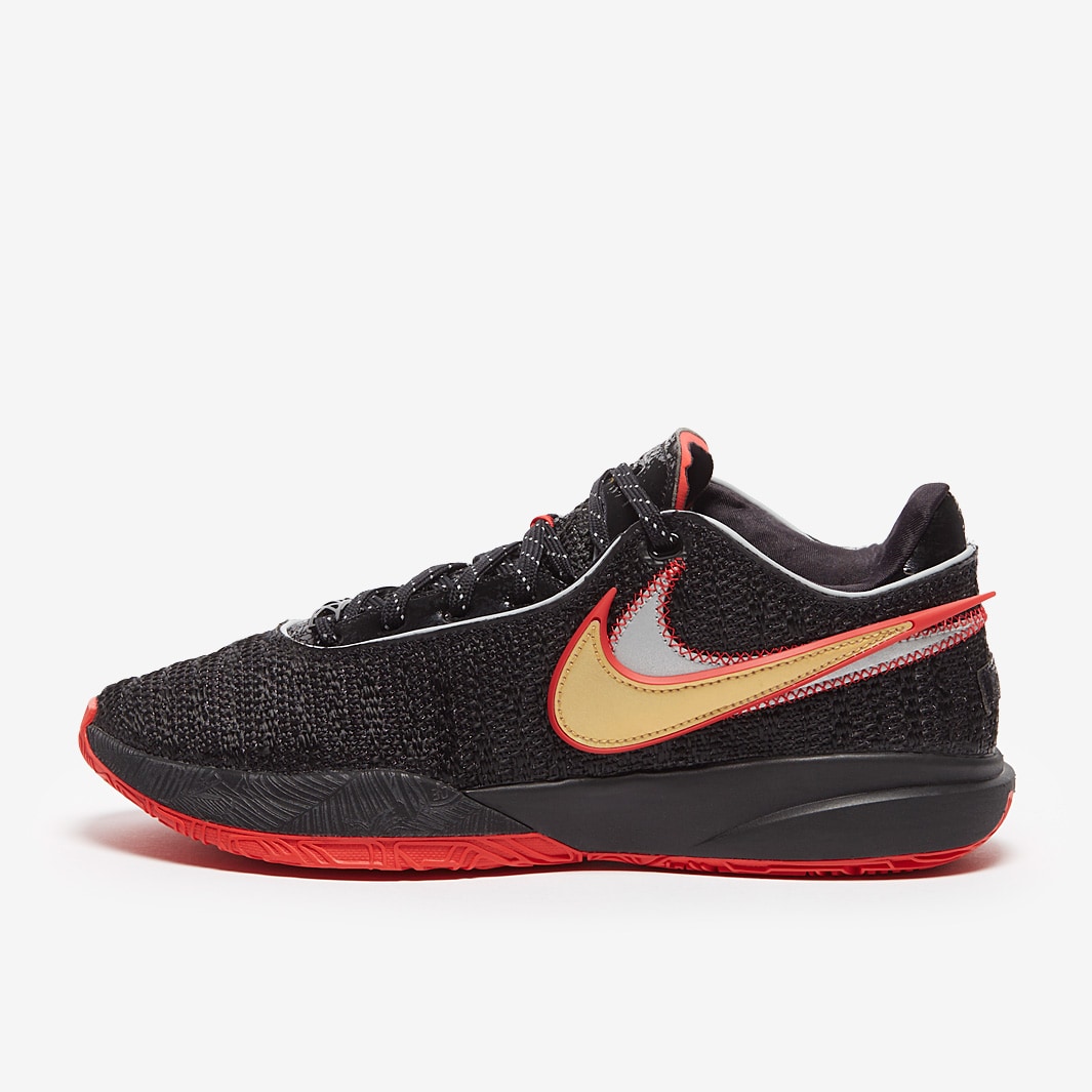 Nike LeBron XX - Black/Black/University Red - Mens Shoes | Pro:Direct ...