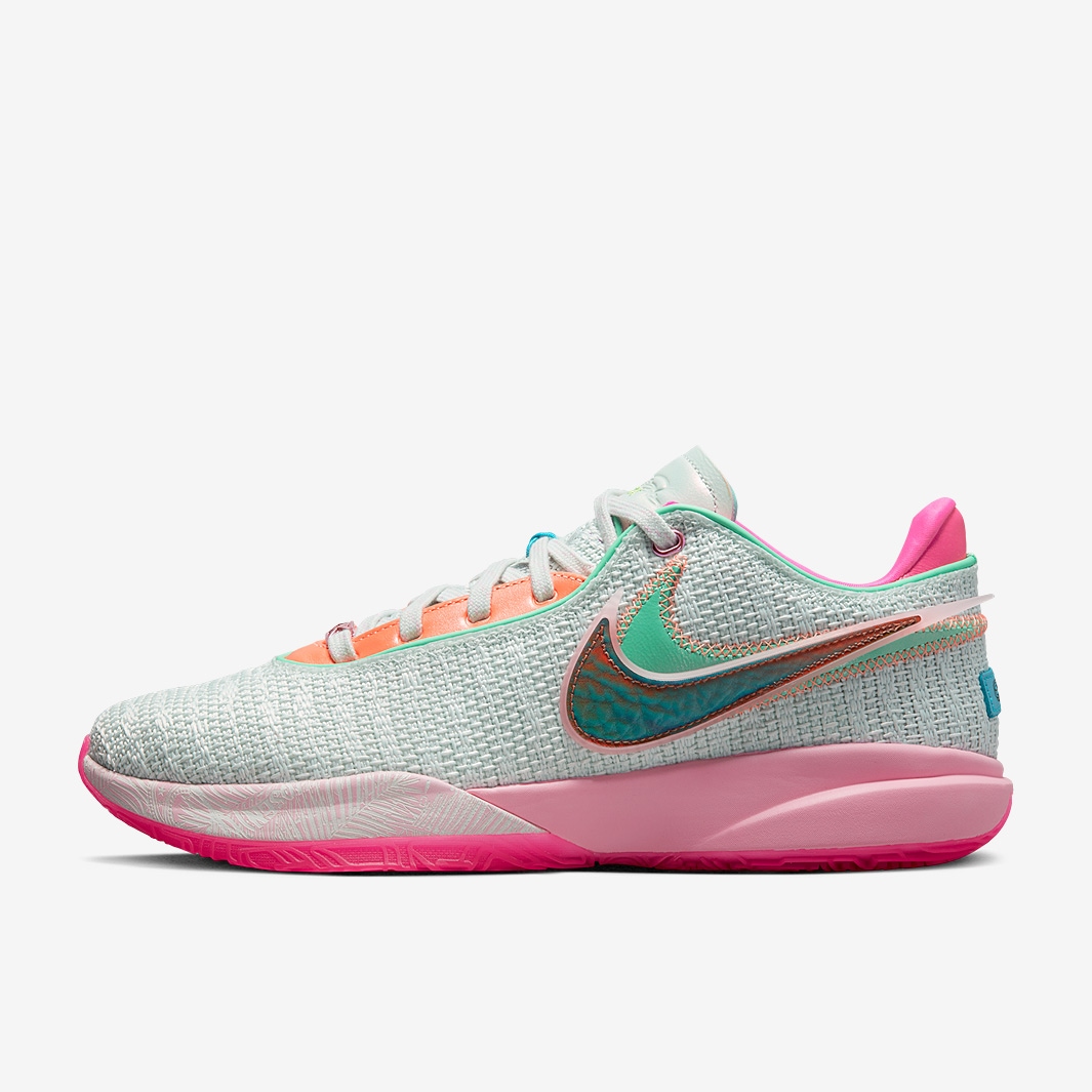 Nike LeBron XX - Barely Green/Multicolour/Medium Soft Pink - Mens Shoes