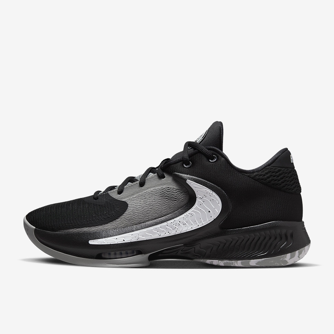 Nike Zoom Freak 4 - Black/White/Light Smoke Grey - Mens Shoes | Pro ...