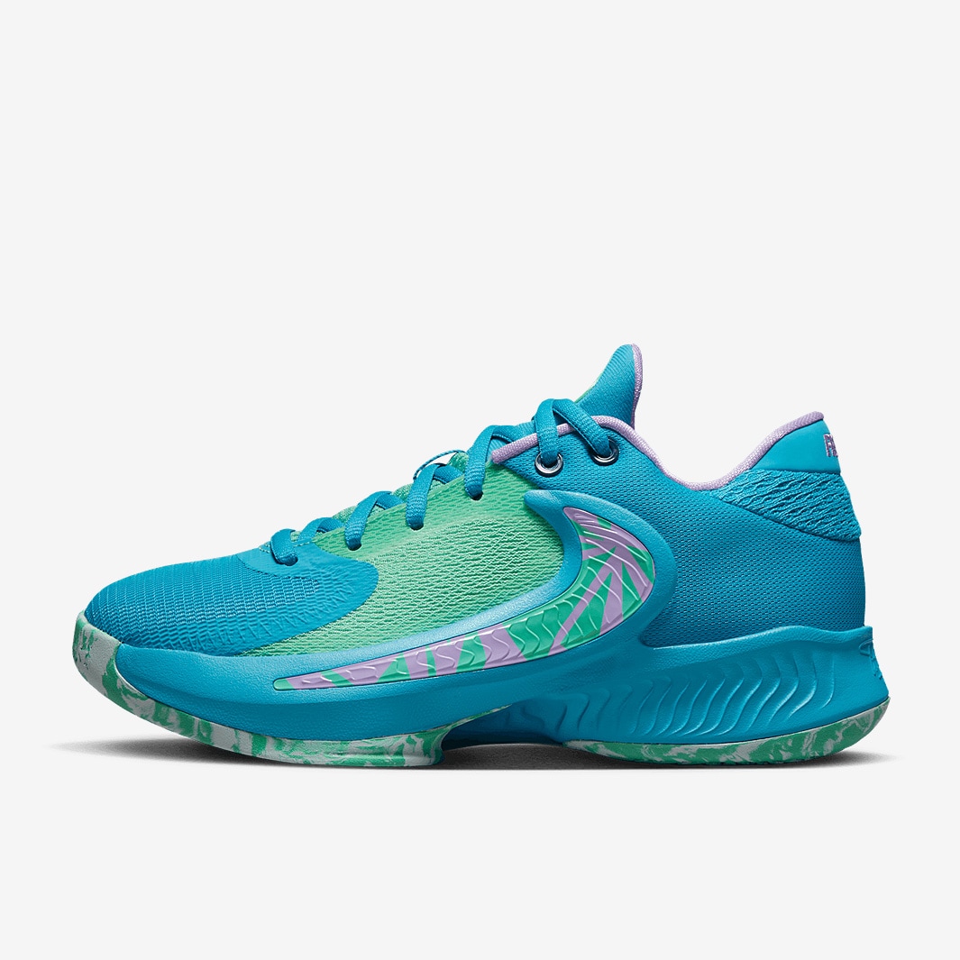 Nike Zoom Freak 4 Older Kids (GS) - Laser Blue/Lilac/Light Menta - Boys ...