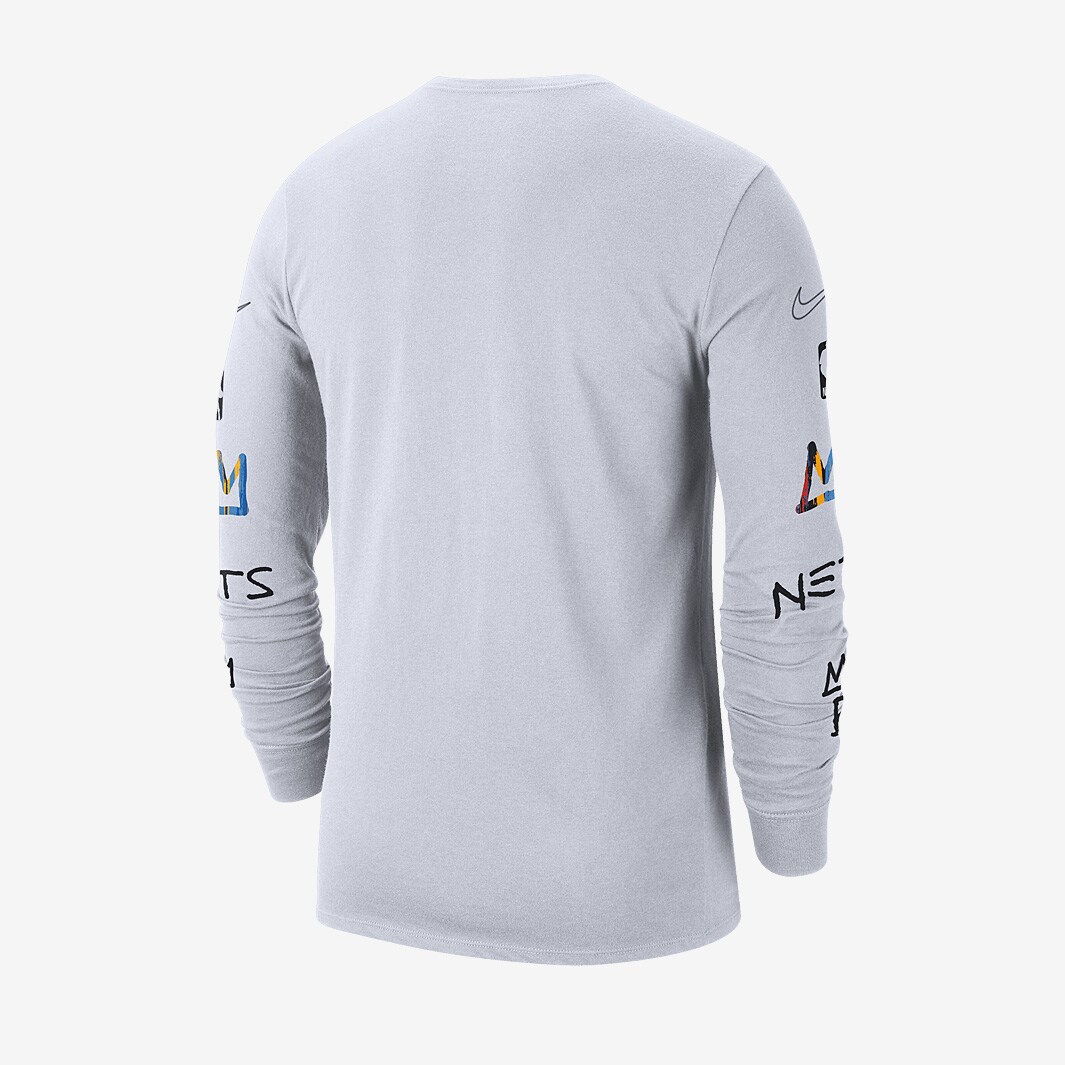 Nike NBA Brooklyn Nets City Edition Essentials Express Long Sleeve Tee ...