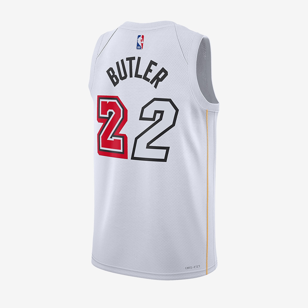 Jordan Men's Miami Heat Jimmy Butler #22 Red Dri-FIT Swingman