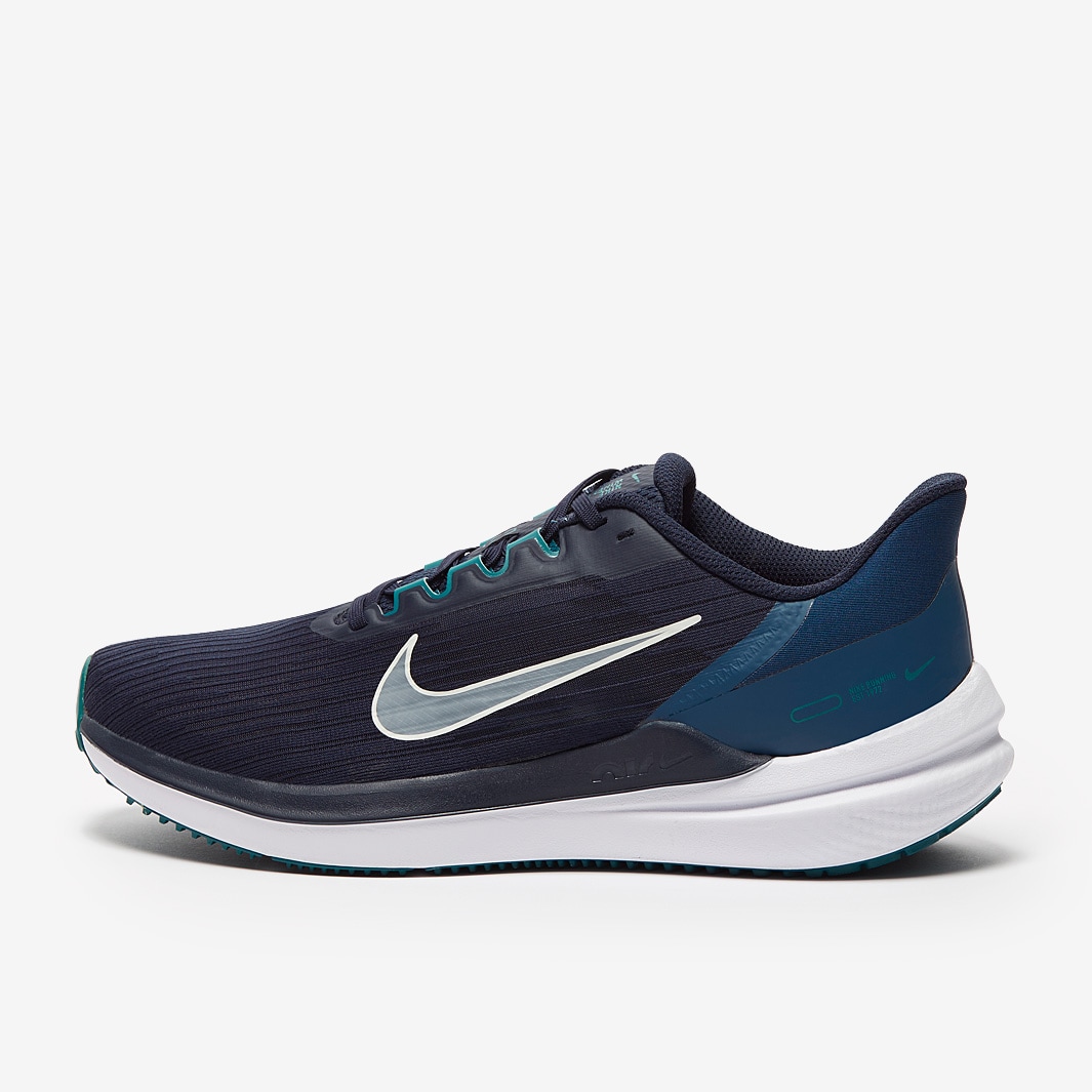 Nike Air Winflo 9 - Obsidian/Barely Green-Valerian Blue - Mens Shoes ...