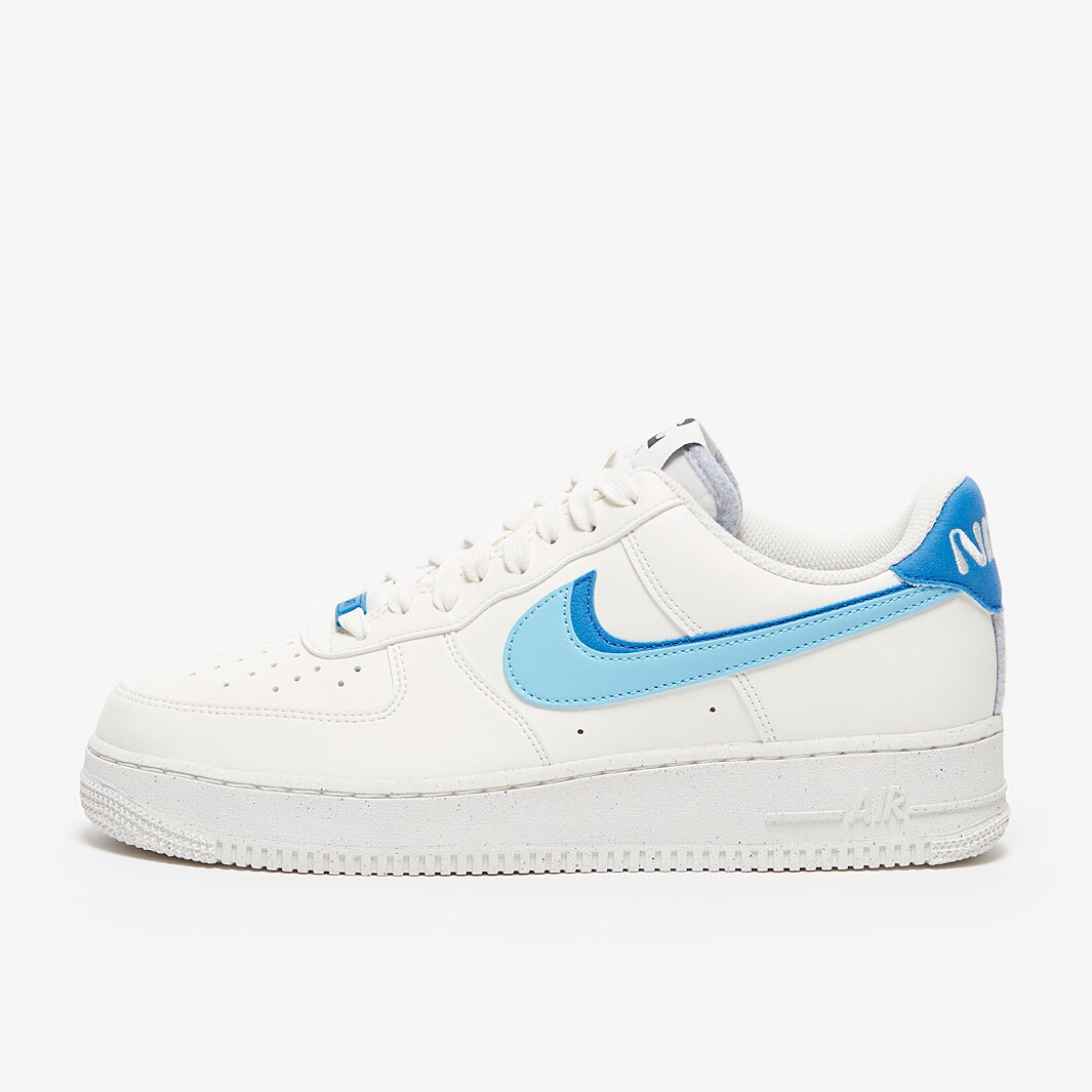 Nike Sportswear Air Force 1 07 LV8 - Sail/Blue Chill/Medium Blue/Black ...