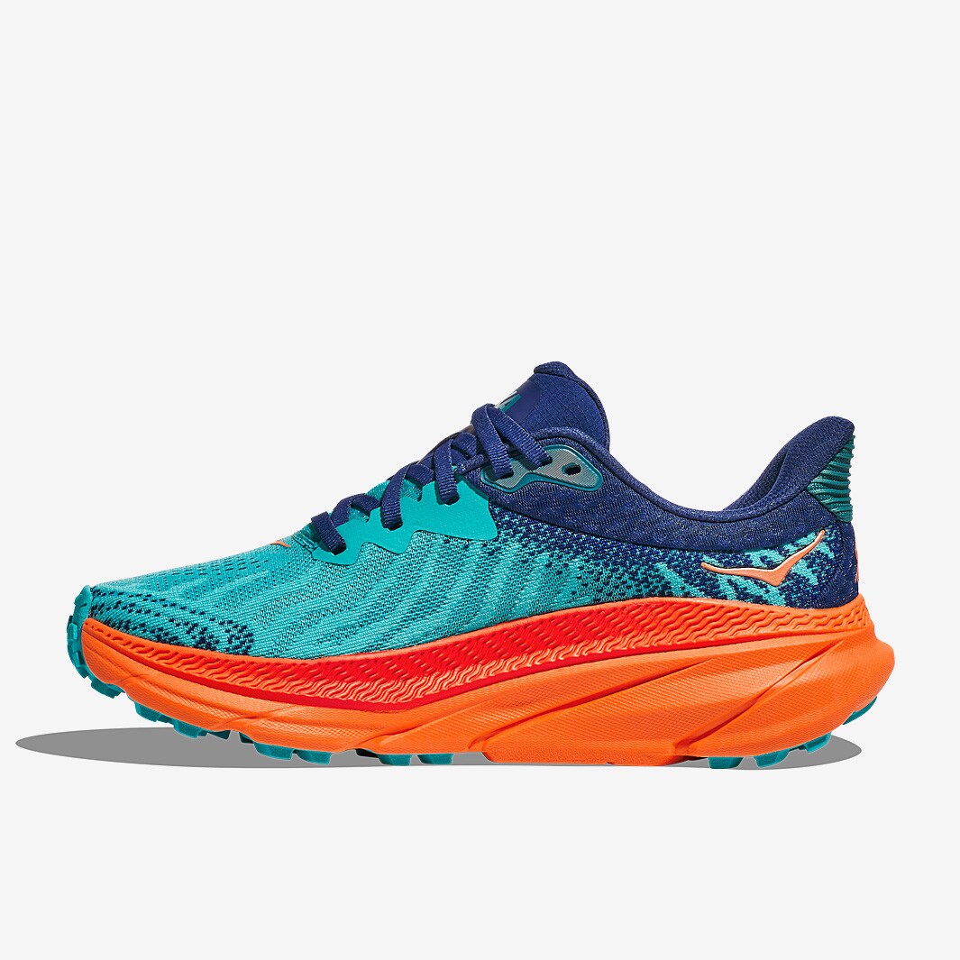 Hoka Challenger 7 - Ceramic/Vibrant Orange - Mens Shoes