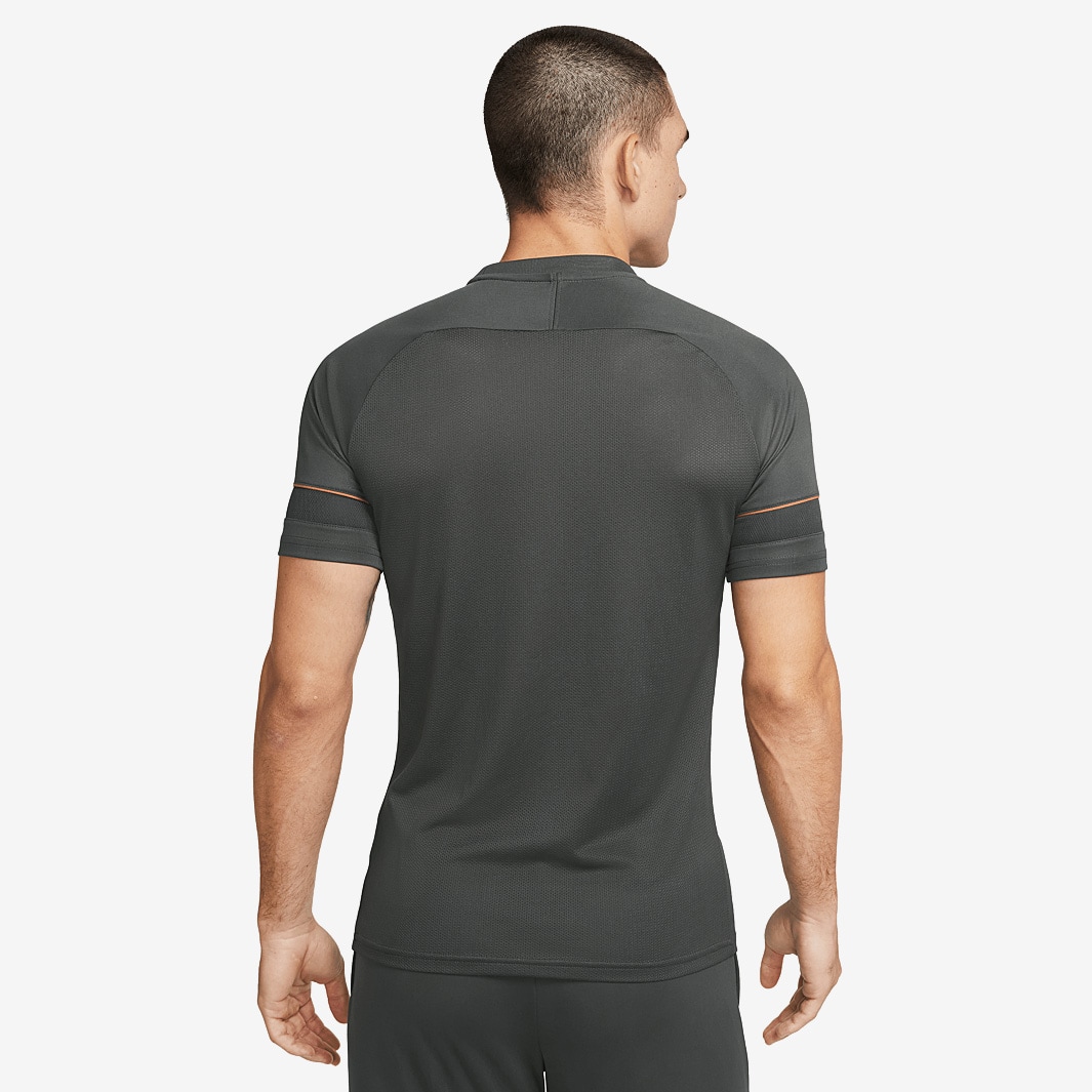 Nike Dri-Fit Academy 21 SS Top - Dk Smoke Grey/Dark Russet/Dark Russet ...