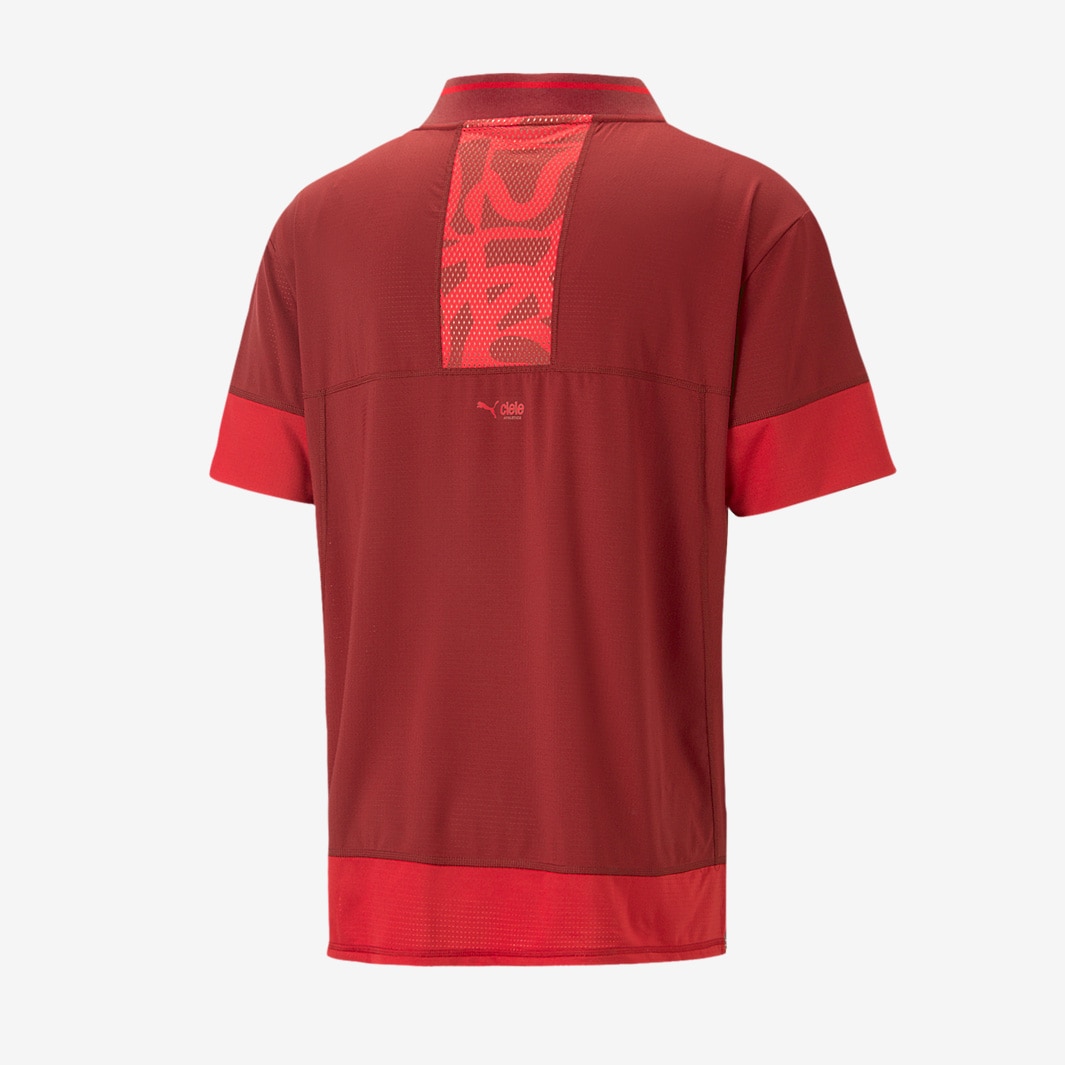 Puma Run Ciele Tee - Intense Red - Mens Clothing | Pro:Direct Running