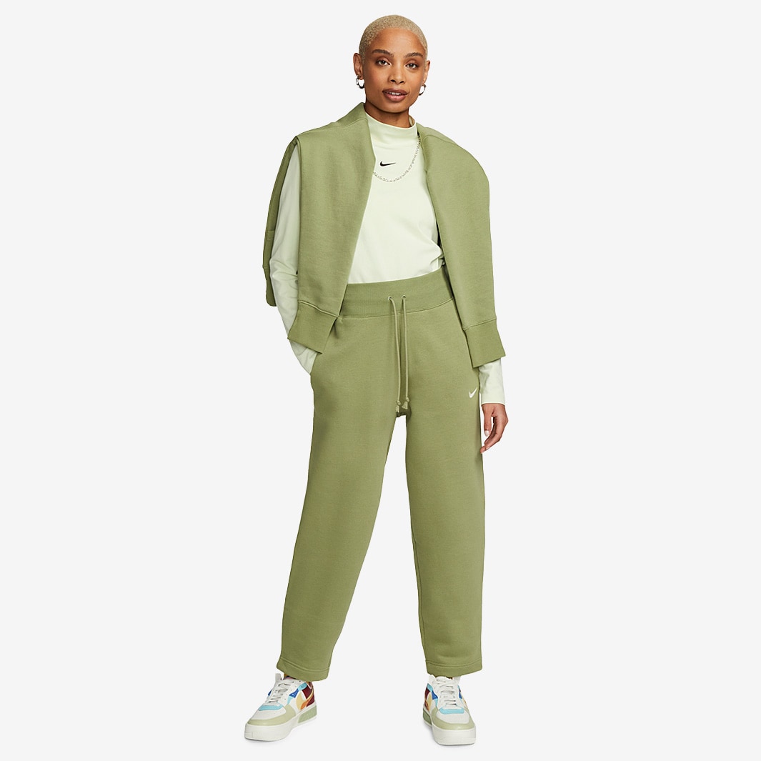 Phoenix Fleece Khaki Green Nike Tracksuit Womens Sportswear