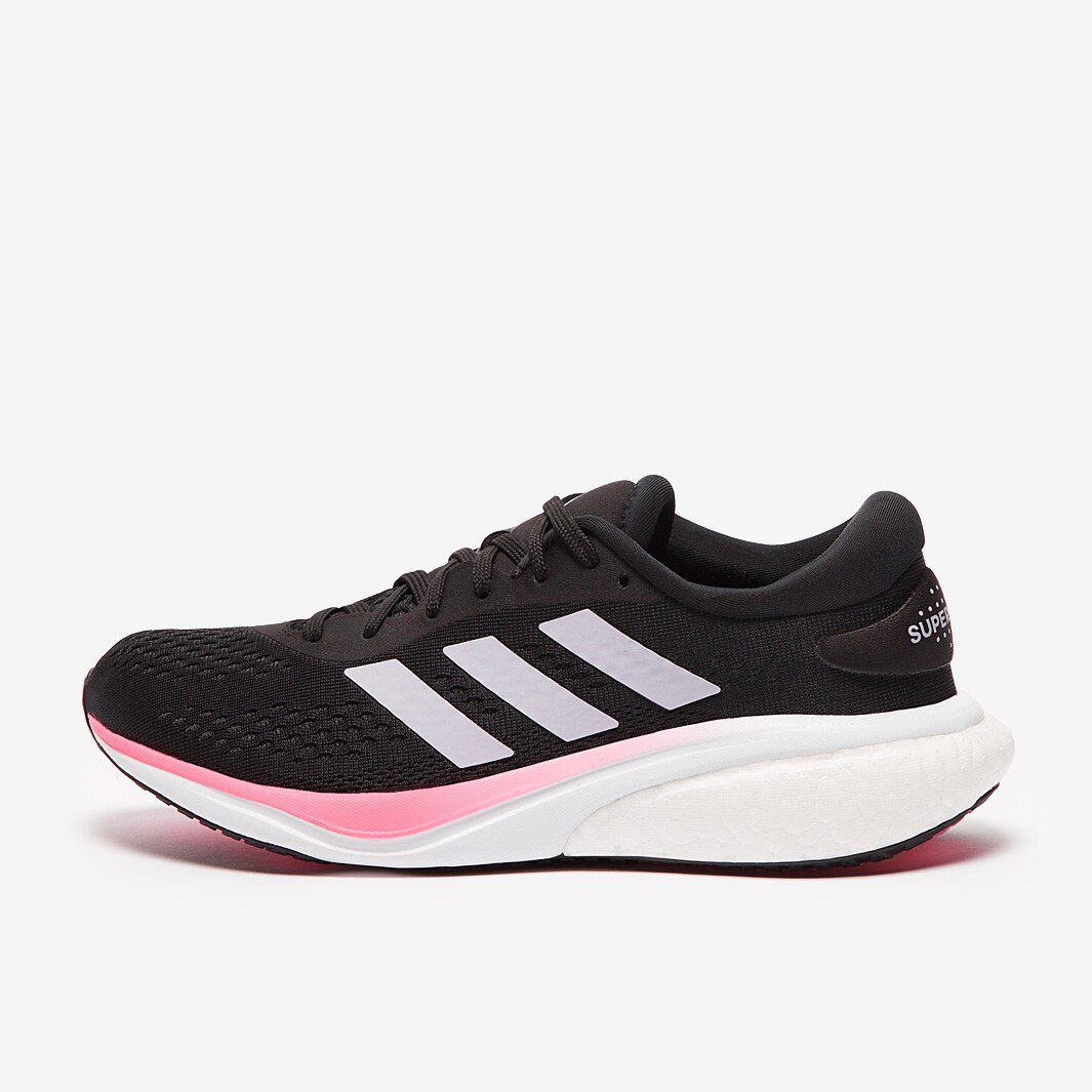 adidas Womens Supernova 2 Core Black/Silver Dawn/Beam Pink Womens