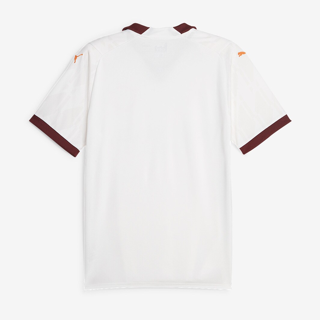 Puma Manchester City 23/24 Away Shirt - Puma White/Aubergine