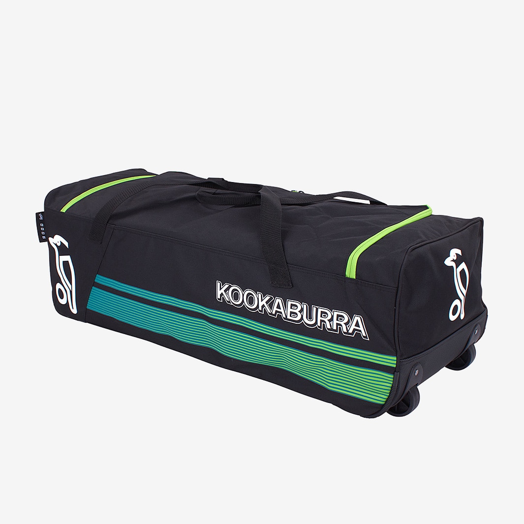 Kookaburra 9000 Wheelie Bag Green/Black Bags & Luggage