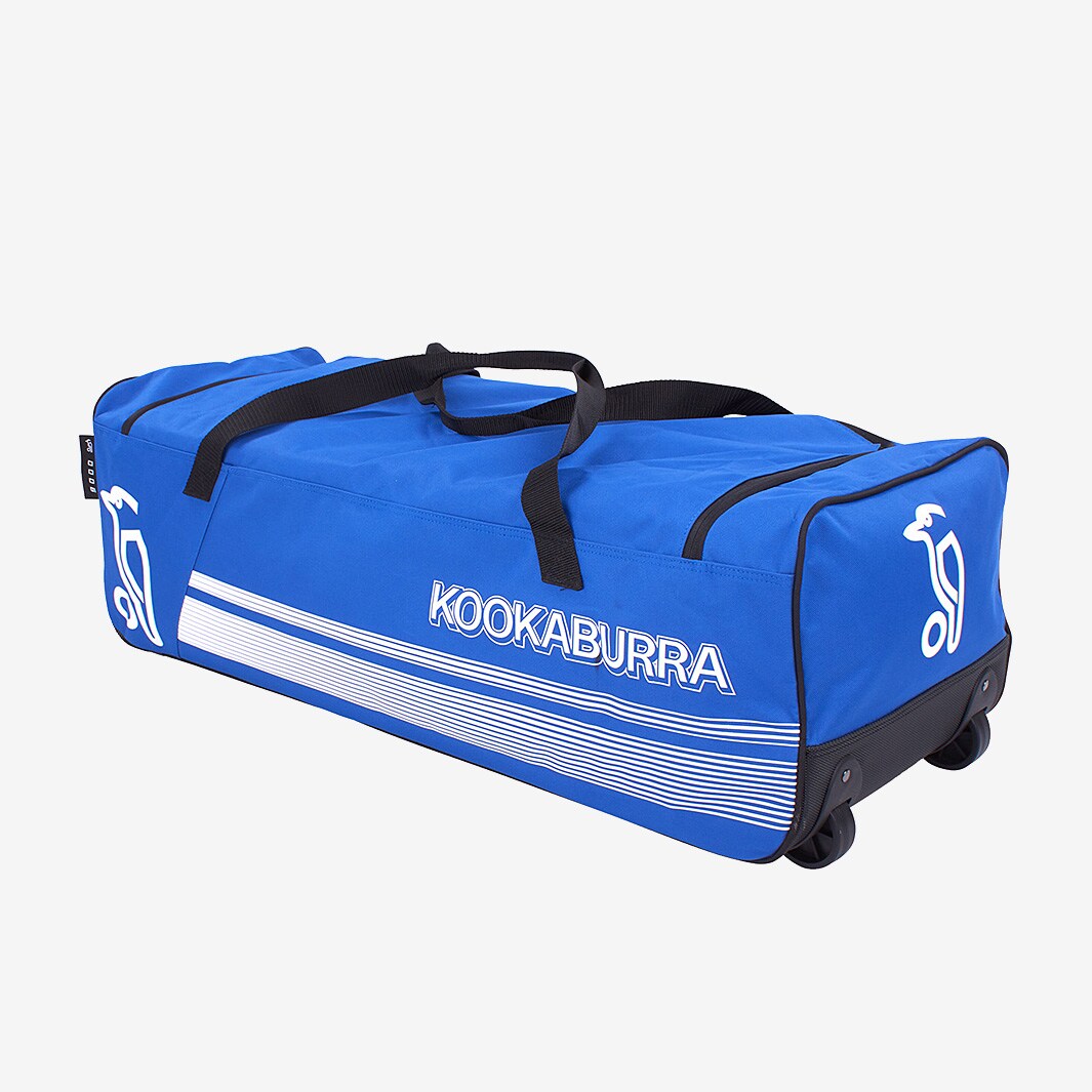 Kookaburra 9000 Wheelie Bag Blue/White Bags & Luggage