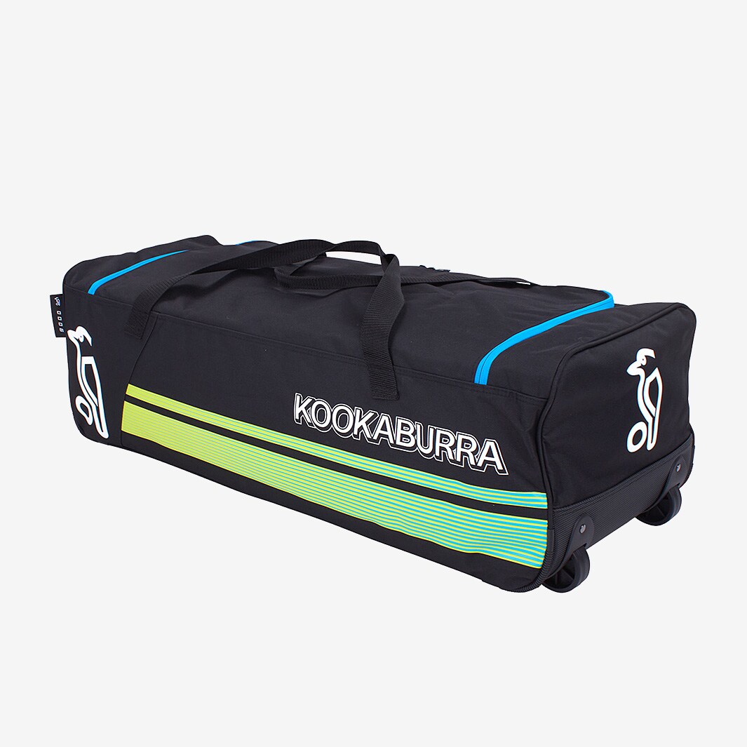 Kookaburra 9000 Wheelie Bag Black/Aqua Bags & Luggage