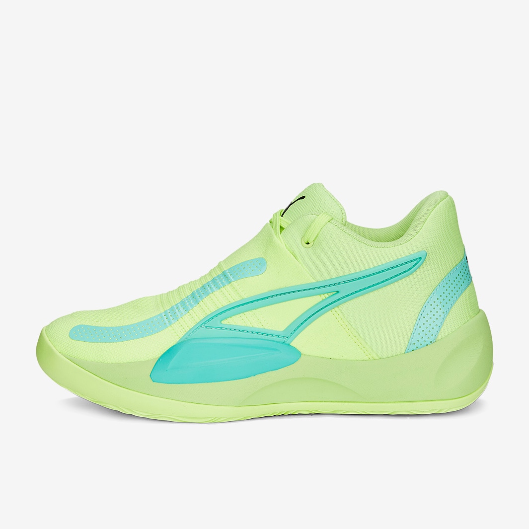 Neon yellow puma store shoes