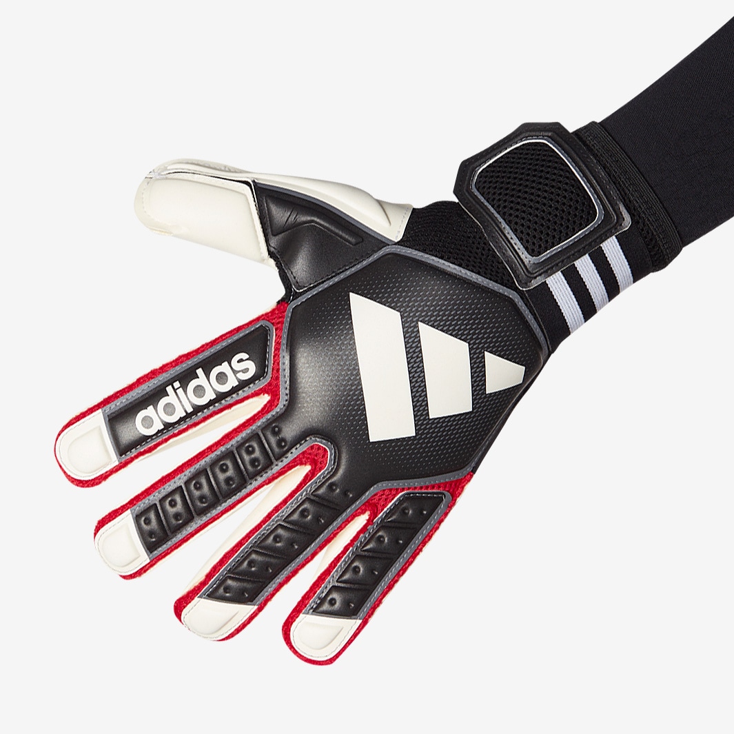 adidas Tiro Pro Gloves Black White Iron Met. Accessories